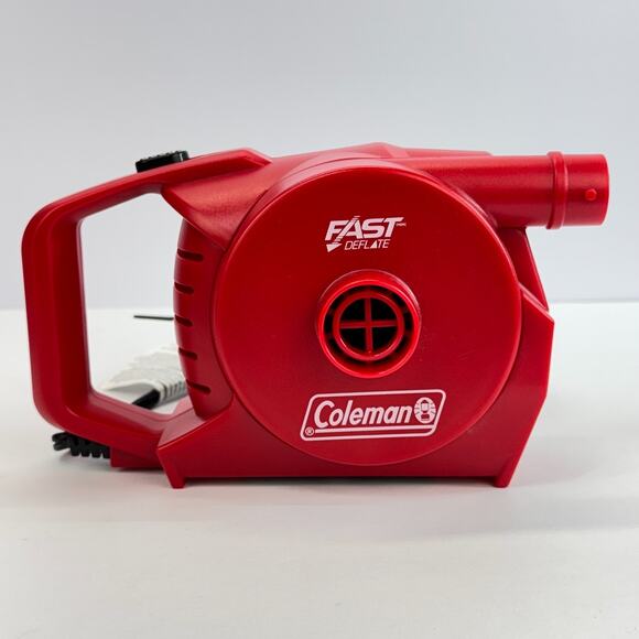 Coleman Quick Air Pump 120V Electric Inflate Deflate Fast Airbeds Camping Gear - Picture 8 of 10